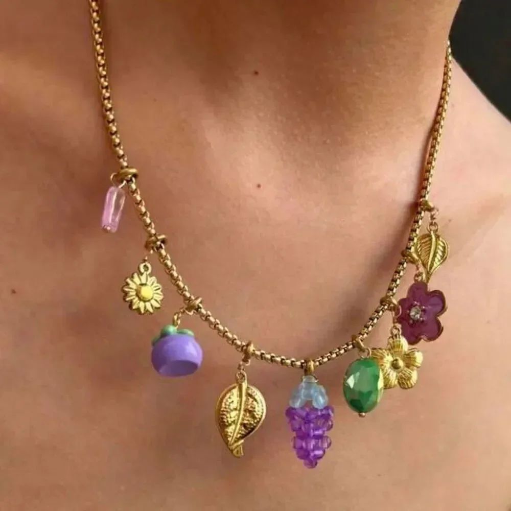 Grape necklace D75 - Picture 2 of 8